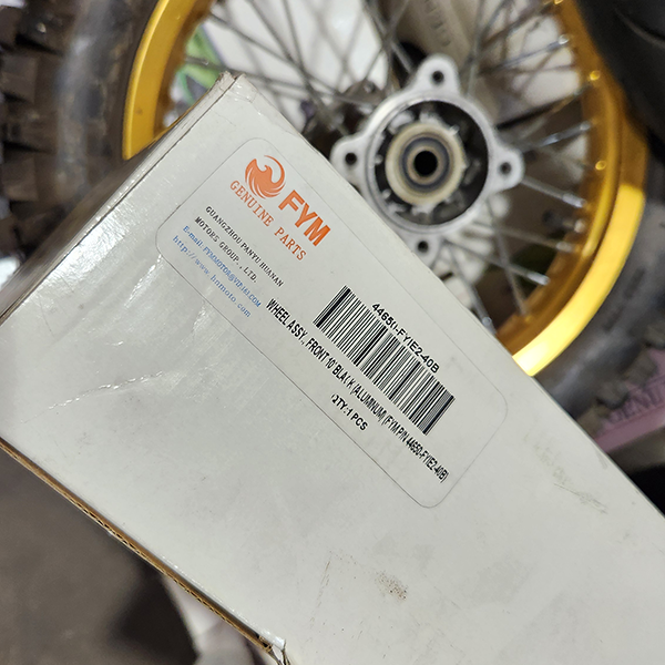 FYM Motorcycles Wheels and Tires Parts Pallet