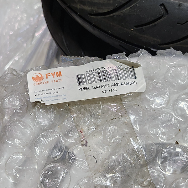 FYM Motorcycles Wheels and Tires Parts Pallet
