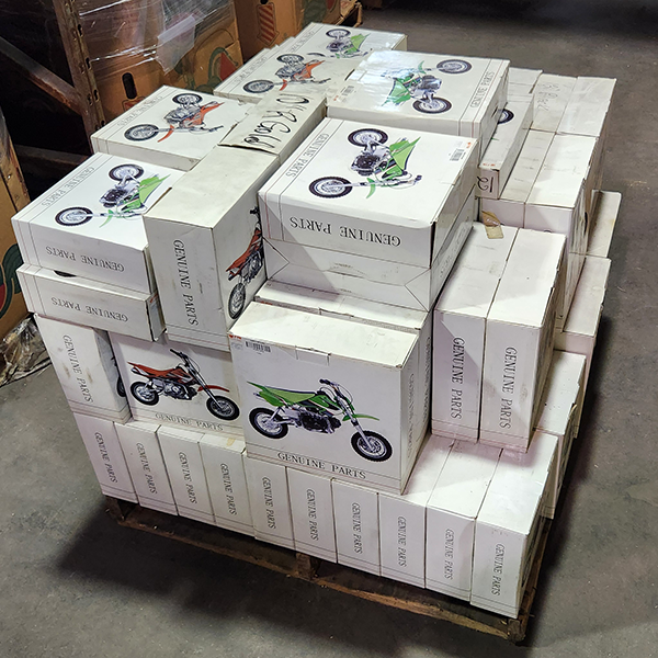 FYM Motorcycles Wheels and Tires Parts Pallet