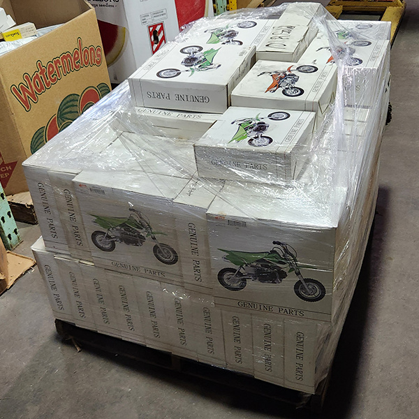 FYM Motorcycles Wheels and Tires Parts Pallet