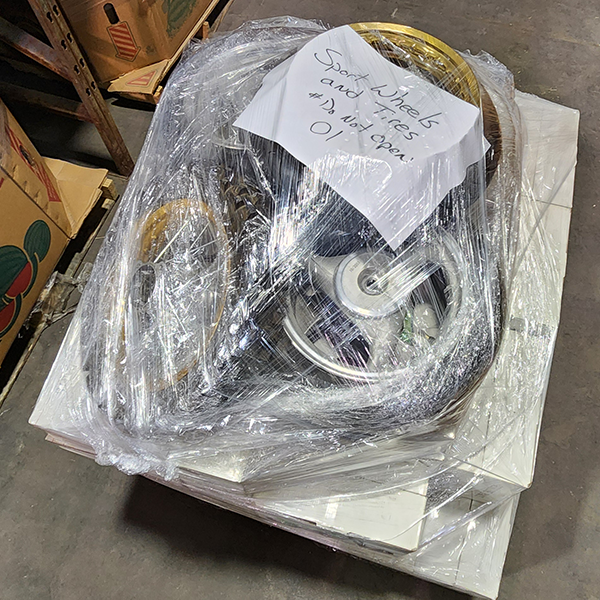 FYM Motorcycles Wheels and Tires Parts Pallet