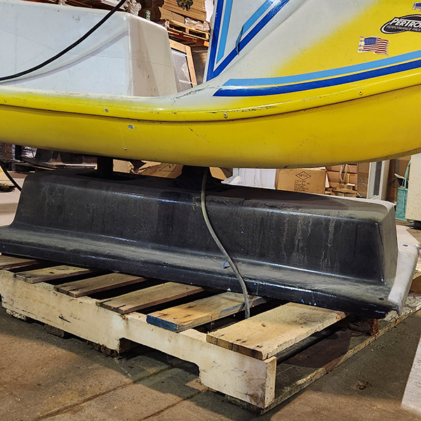 Yellow White Jetski Kiddie Ride