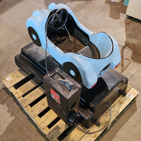 Happy Blue Racer Kiddie Ride