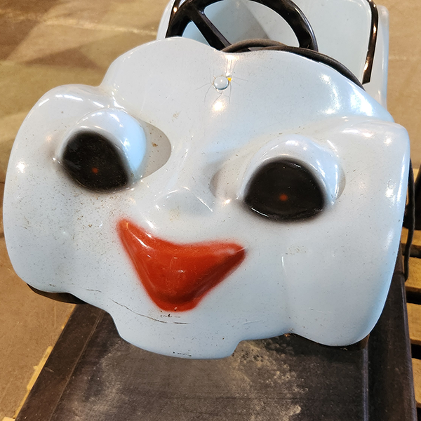 Happy Blue Racer Kiddie Ride