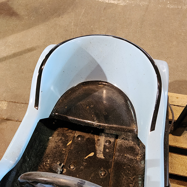 Happy Blue Racer Kiddie Ride