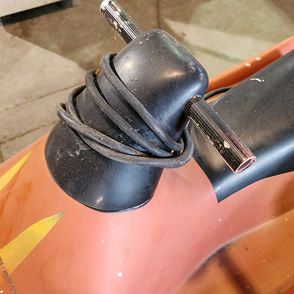 Orange Jetski Kiddie Ride