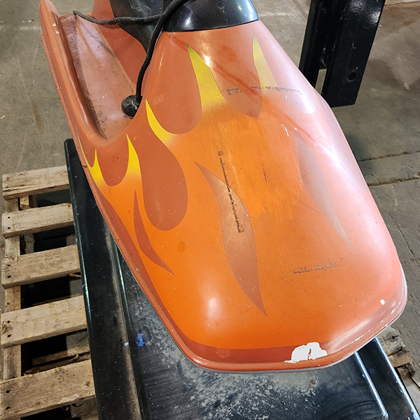 Orange Jetski Kiddie Ride