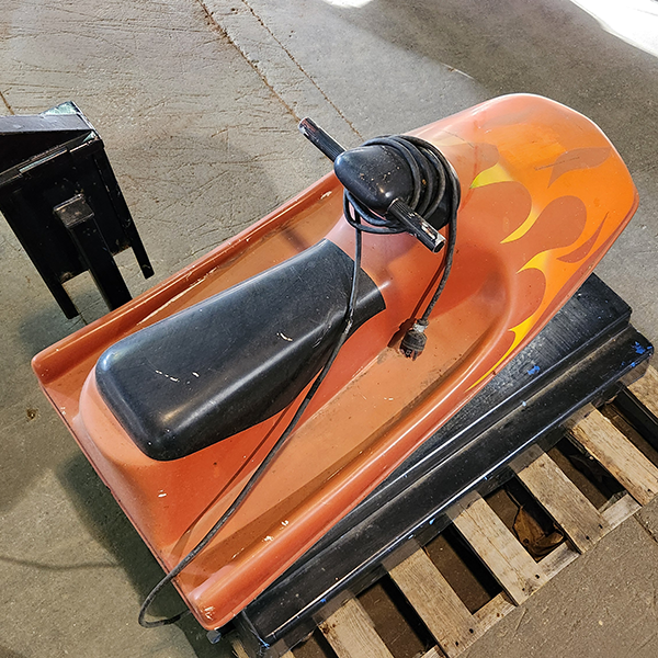 Orange Jetski Kiddie Ride