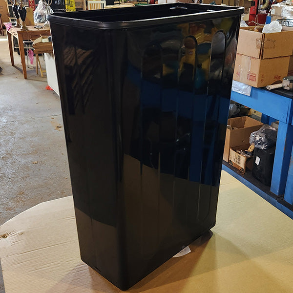 Rubbermaid FGWB96RBK Commercial Steel Wastebasket