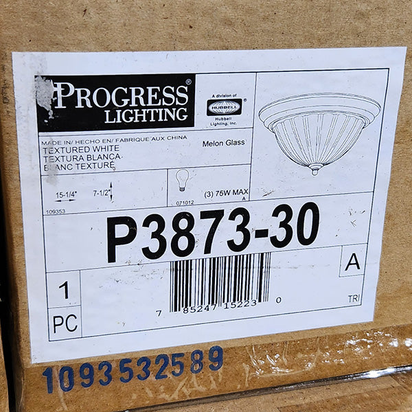 Progress Lighting P3873-30 3 Bulb Flush Mount Ceiling Light Pallet B