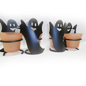 Black Ghost Tea Light Candle Holder 20/Case