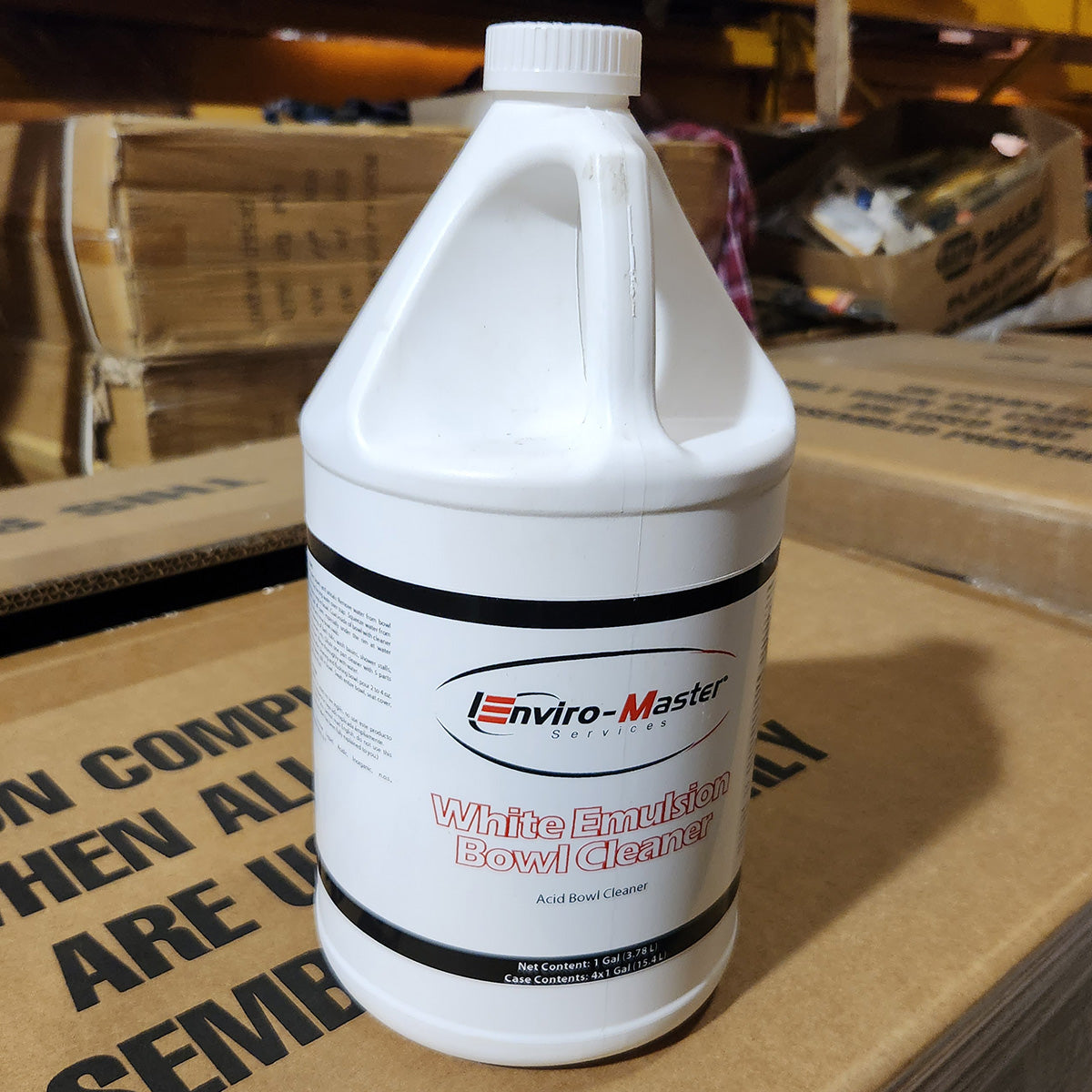 White Emulsion Bowl Cleaner Pallets