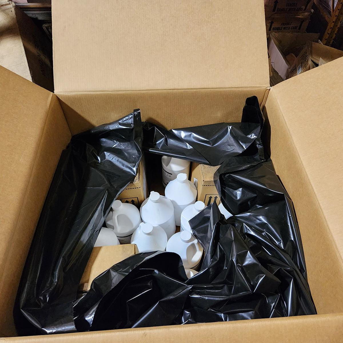 White Emulsion Bowl Cleaner Pallets