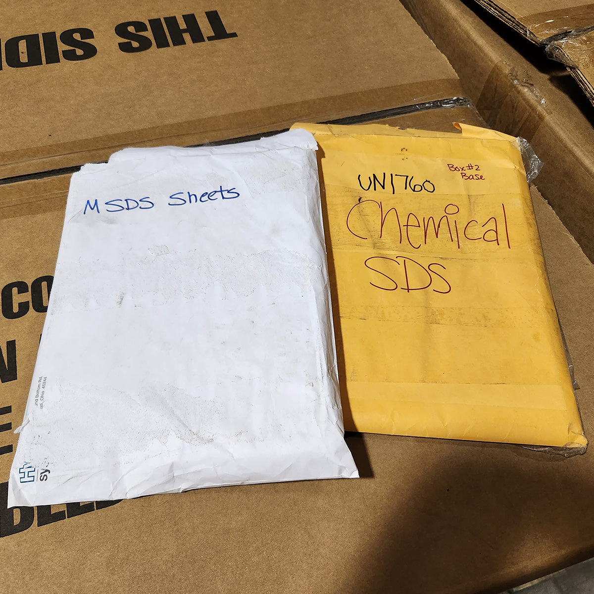 White Emulsion Bowl Cleaner Pallets