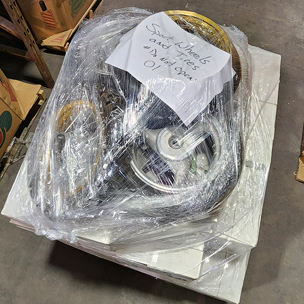 FYM Motorcycles Wheels and Tires Parts Pallet