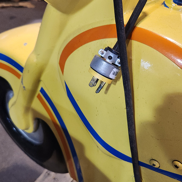 Yellow Trike Kiddie Ride