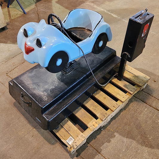 Happy Blue Racer Kiddie Ride