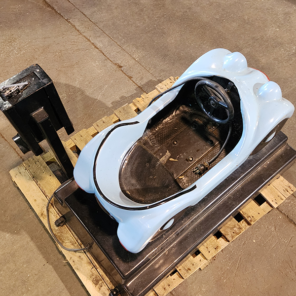 Happy Blue Racer Kiddie Ride