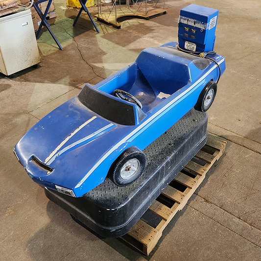 Long Blue Racer Kiddie Ride