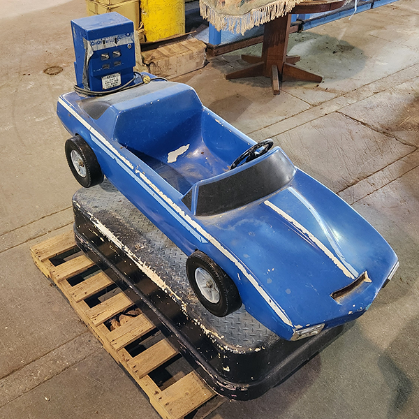 Long Blue Racer Kiddie Ride