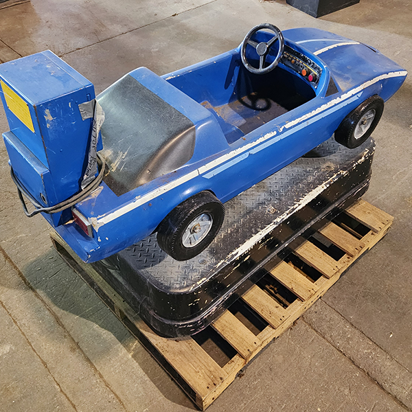 Long Blue Racer Kiddie Ride