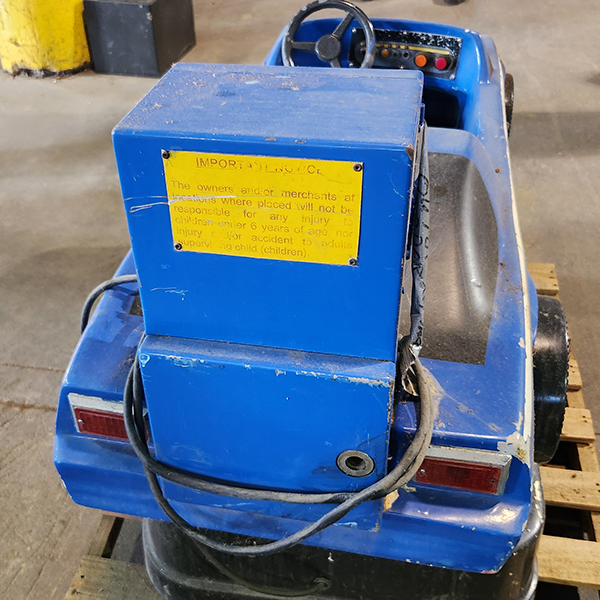 Long Blue Racer Kiddie Ride