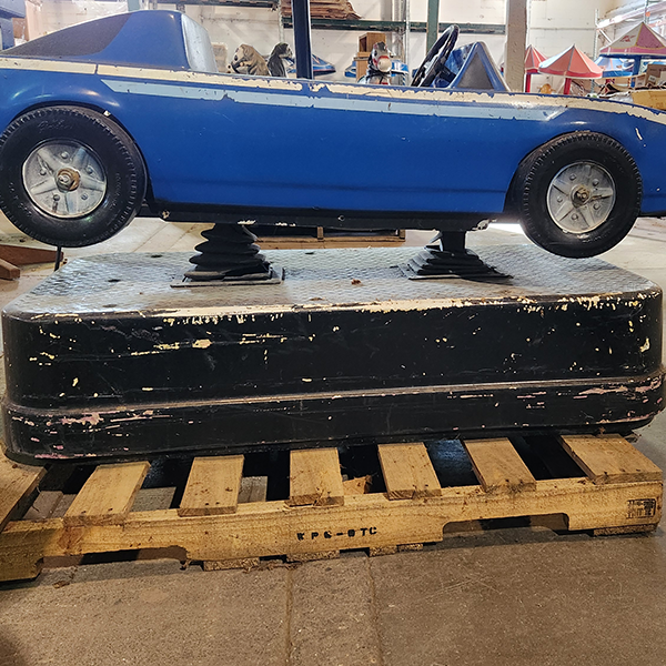 Long Blue Racer Kiddie Ride