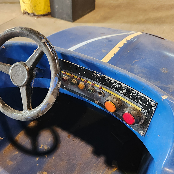 Long Blue Racer Kiddie Ride