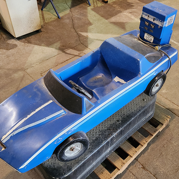 Long Blue Racer Kiddie Ride