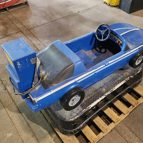 Long Blue Racer Kiddie Ride