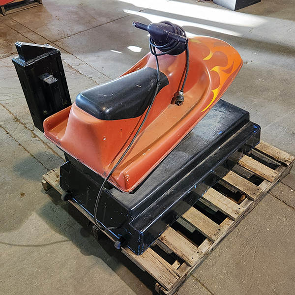 Orange Jetski Kiddie Ride