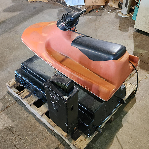 Orange Jetski Kiddie Ride