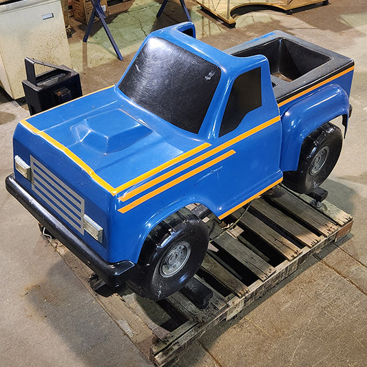 Blue Two Seat 4x4 Truck Kiddie Ride