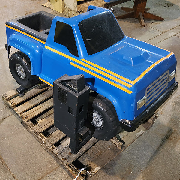 Blue Two Seat 4x4 Truck Kiddie Ride