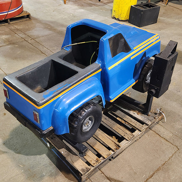 Blue Two Seat 4x4 Truck Kiddie Ride