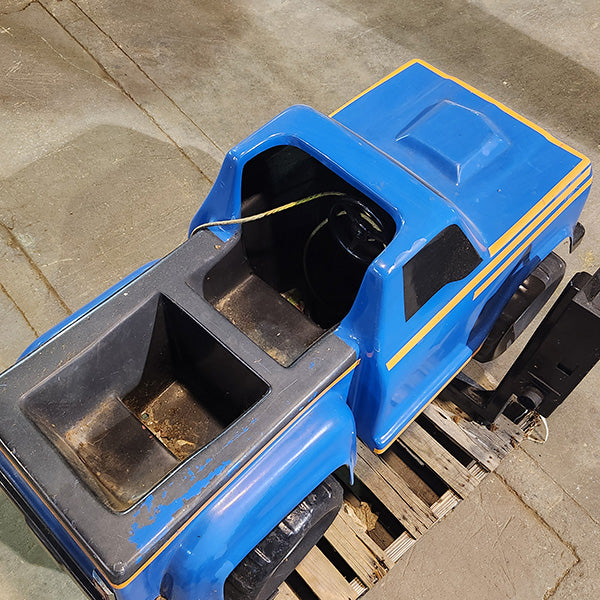 Blue Two Seat 4x4 Truck Kiddie Ride