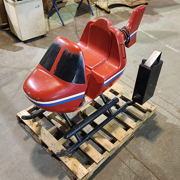 Red Helicopter Kiddie Ride