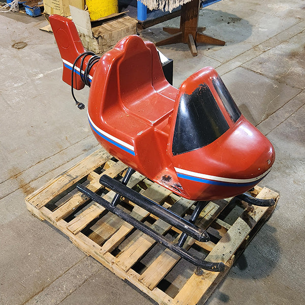 Red Helicopter Kiddie Ride
