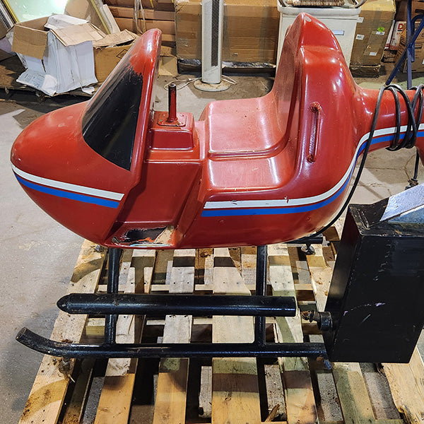 Red Helicopter Kiddie Ride