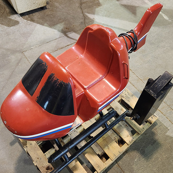 Red Helicopter Kiddie Ride