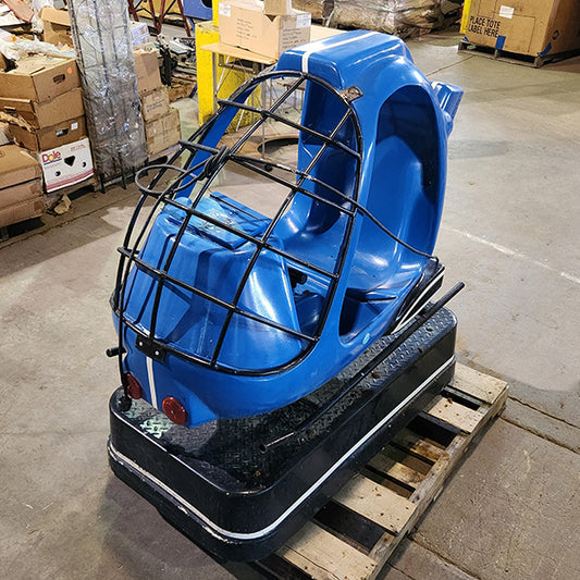 Blue Helicopter Kiddie Ride