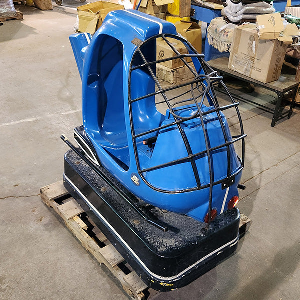 Blue Helicopter Kiddie Ride