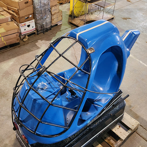 Blue Helicopter Kiddie Ride