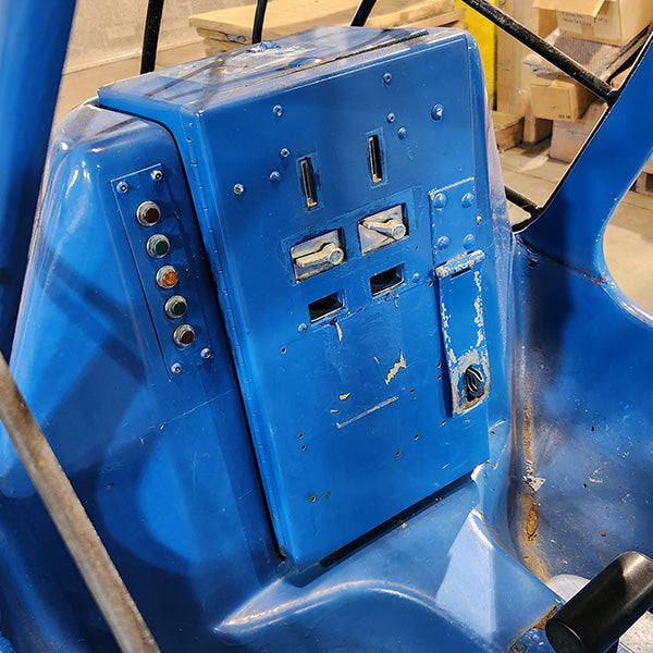 Blue Helicopter Kiddie Ride