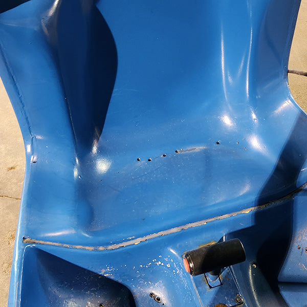 Blue Helicopter Kiddie Ride