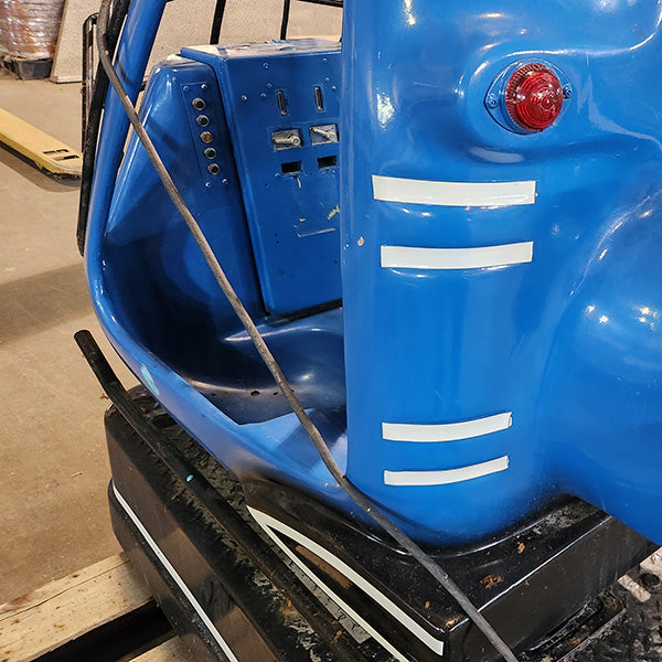 Blue Helicopter Kiddie Ride