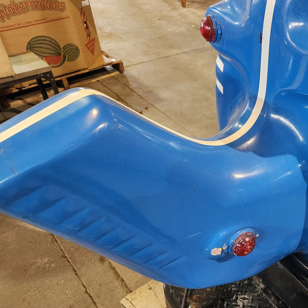 Blue Helicopter Kiddie Ride