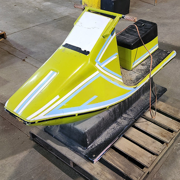 Lime Green Jetski Kiddie Ride