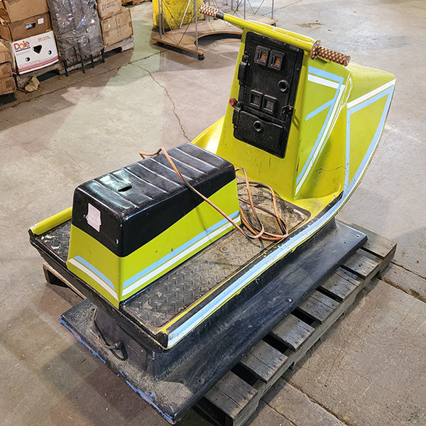 Lime Green Jetski Kiddie Ride