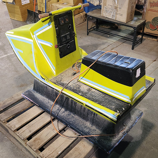 Lime Green Jetski Kiddie Ride